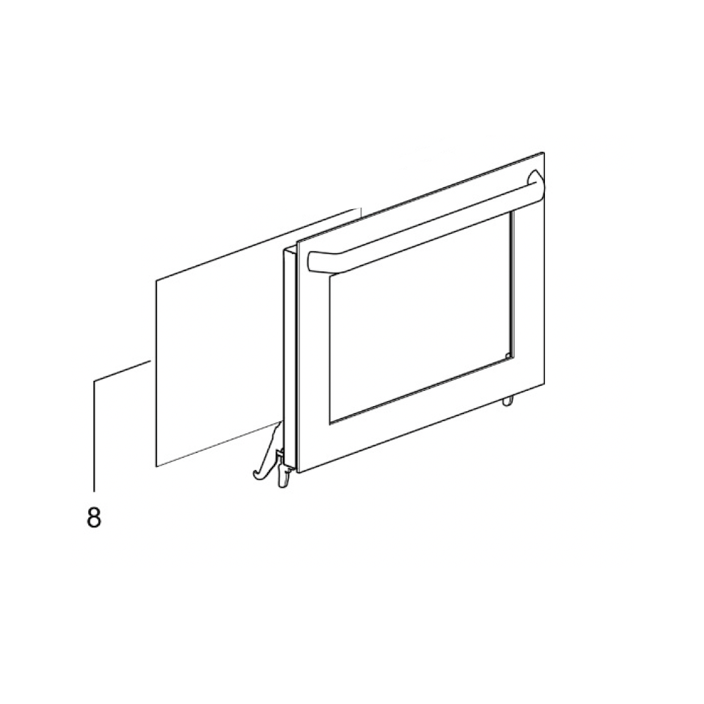 Thetford uuninluukun sisälasi SOH70xxx
