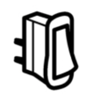 Thetford sisävalon katkaisin Duplex SOG7xxxx