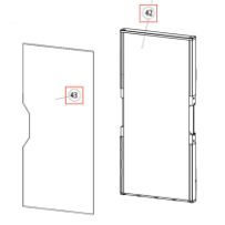 Jääkaapin ovi Thetford T2090