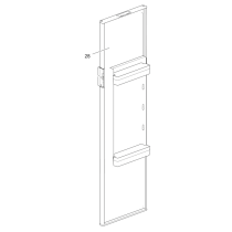Thetford jääkaapin ovi N142