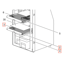Thetford ritilähylly T1090 alahylly