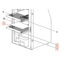 Thetford ritilähylly T1090 alahylly