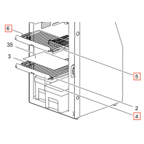 Thetford ritilähylly T1090 ylähylly