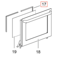Thetford uuninluukun tiiviste Duplex / Triplex SOG7xxxx