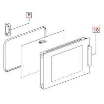 Thetford uuninluukun kahva ja lukitus SOV420x