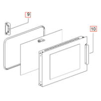 Thetford uuninluukun kahva ja lukitus SOV420x