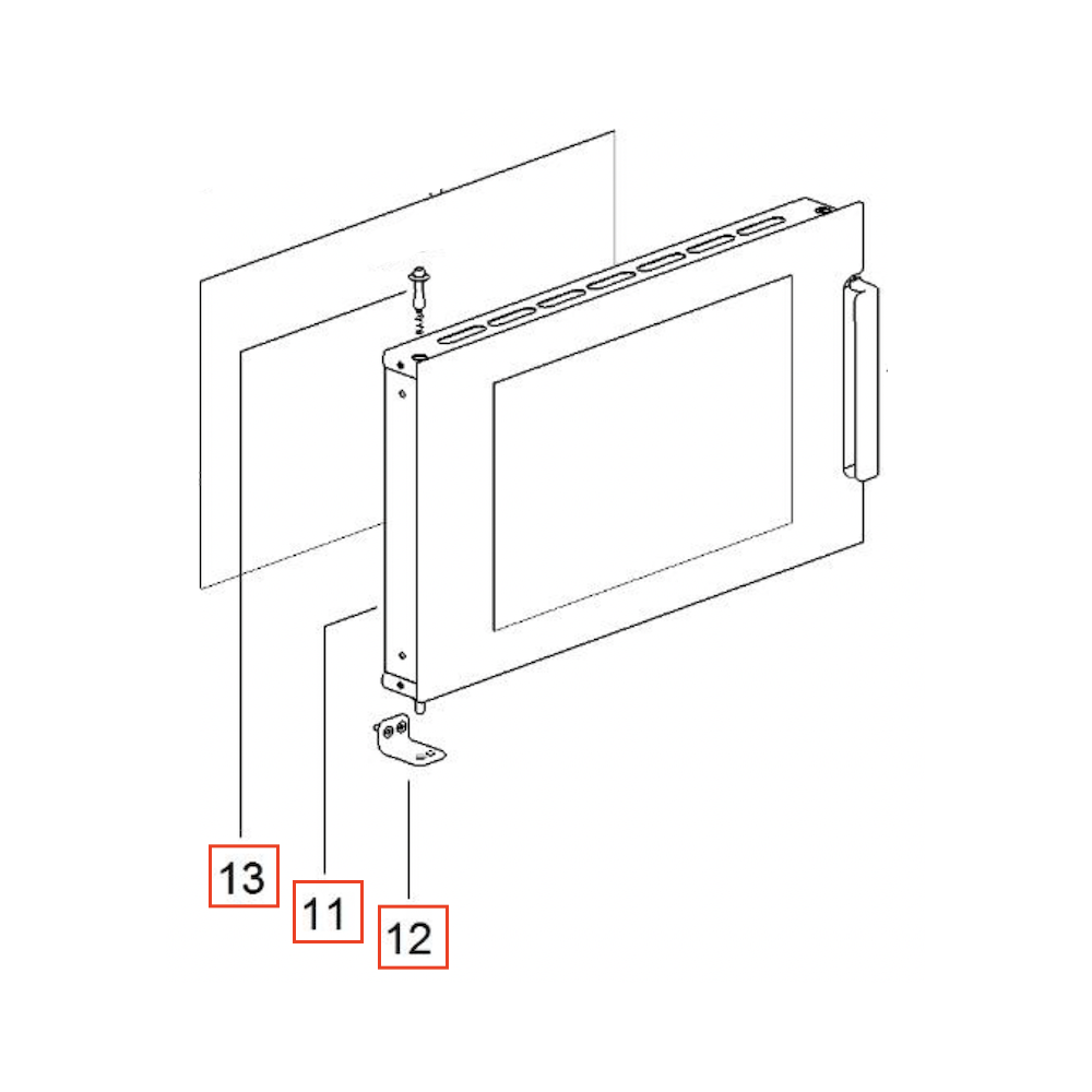 Thetford uuninluukku saranoin SOV420x