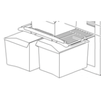 Thetford vihanneslaatikko N4170 / N4175, käännettävä