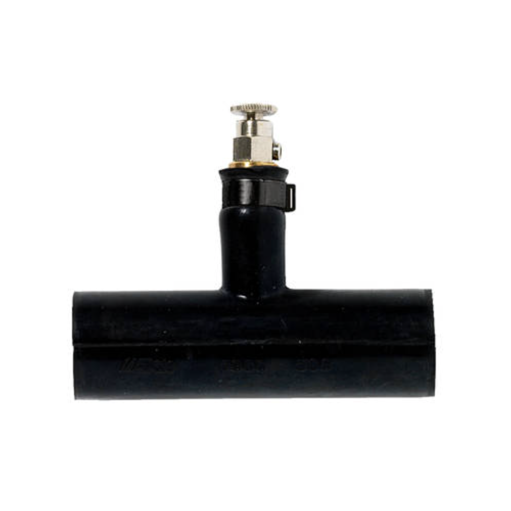 Alde T-kappale ilmausruuvilla, kumi (Ø22 mm)