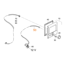 Truma ohjauspaneelin johto CP Plus, 12V