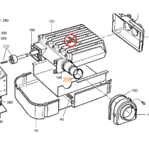 O-rengas Truma Combi / E 4000 40x2.5 mm VMQ