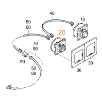 Truma CP classic Combi E -energianvalintakytkin