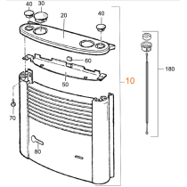 Etupelti Truma S 3002 - ruskea