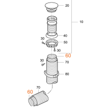 Truma AE 5 -pakoputki, Ø65 mm