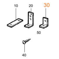 Truma kiinnike E 2400 (matala kulmalevy)
