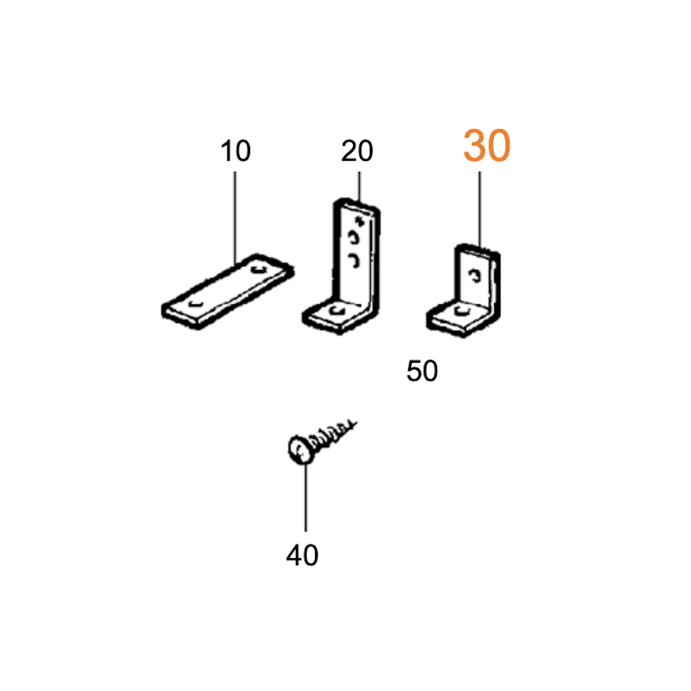 Truma kiinnike E 2400 (matala kulmalevy)