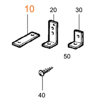 Truma kiinnike E 2400 (suoralevy)