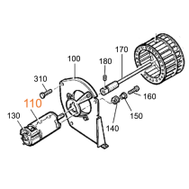 Truma moottori E 2400,  12V
