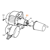 Truma moottori Multivent TBM,  12V