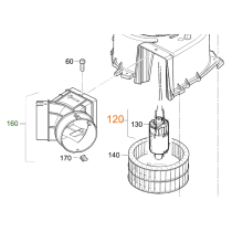 Moottori 12V Truma TEB 3 / TEN 3