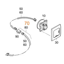 Truma ohjauspaneelin jatkojohto Combi