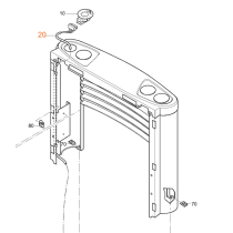 Truma ohjauspaneelin johto TEB-2 / TEN-2