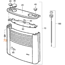 Truma etupellin kansiosan kiinnitysruuvi 5x16-A2K-Z2