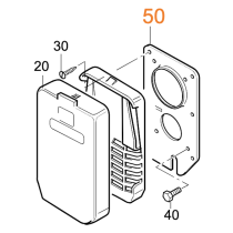 Truma seinänläpiviennin seinälevy Boiler B3