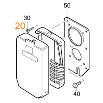 Truma KBS 2 -seinäläpiviennin suoja, valkoinen
