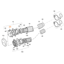 Seinäläpiviennin ulko-osa Truma S 2200 / S 3002 FS