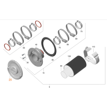 Seinäläpiviennin ulko-osa Truma E 2400 / Boiler / Varioheat