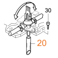 Tyhjennysputki Truma Combi / Boiler