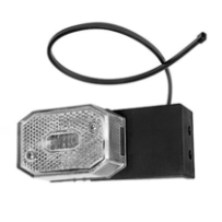Aspöck Flexipoint 1 -etuvalo kumijalalla, 12V