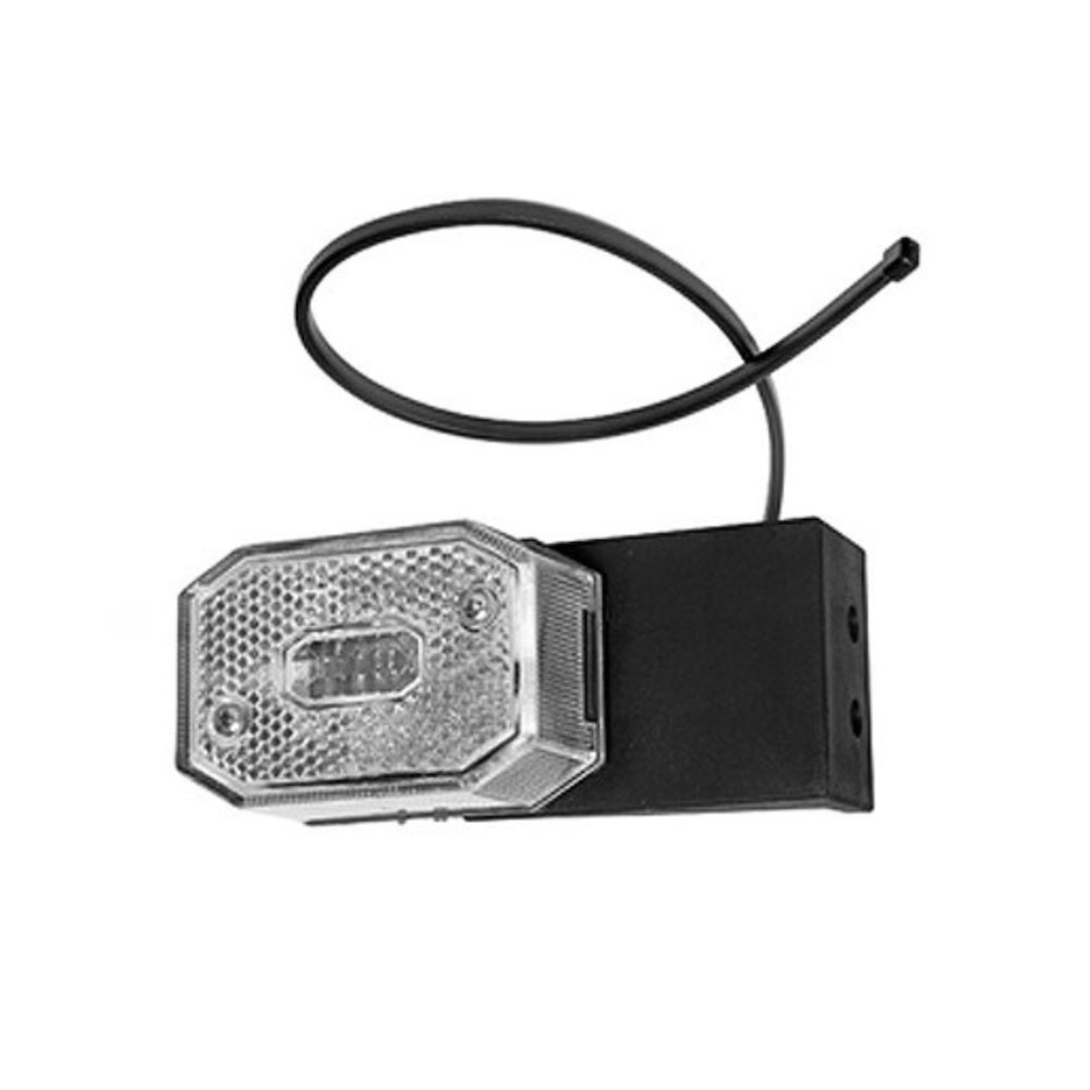 Aspöck Flexipoint 1 -etuvalo kumijalalla, 12V