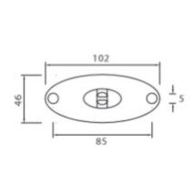 Etuvalo Aspöck Flatpoint 2 LED 12-24V