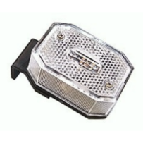 Aspöck Flexipoint 1 -etuvalo muovikiinnikkeellä, 12V