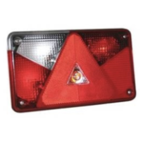 Aspöck Multipoint 5 -takavalo 12V, 8-napainen (ilman rekisterikilven valoa)