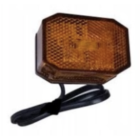 Aspöck Flexipoint -sivuvalo LED, 9-33V