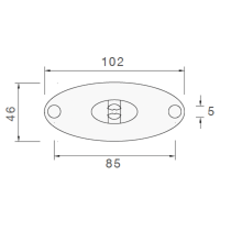 Sivuvalo Aspöck Flatpoint 2 LED 12V