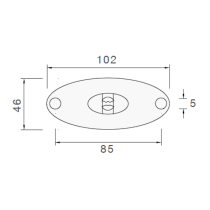 Sivuvalo Aspöck Flatpoint 2 LED 12-24V