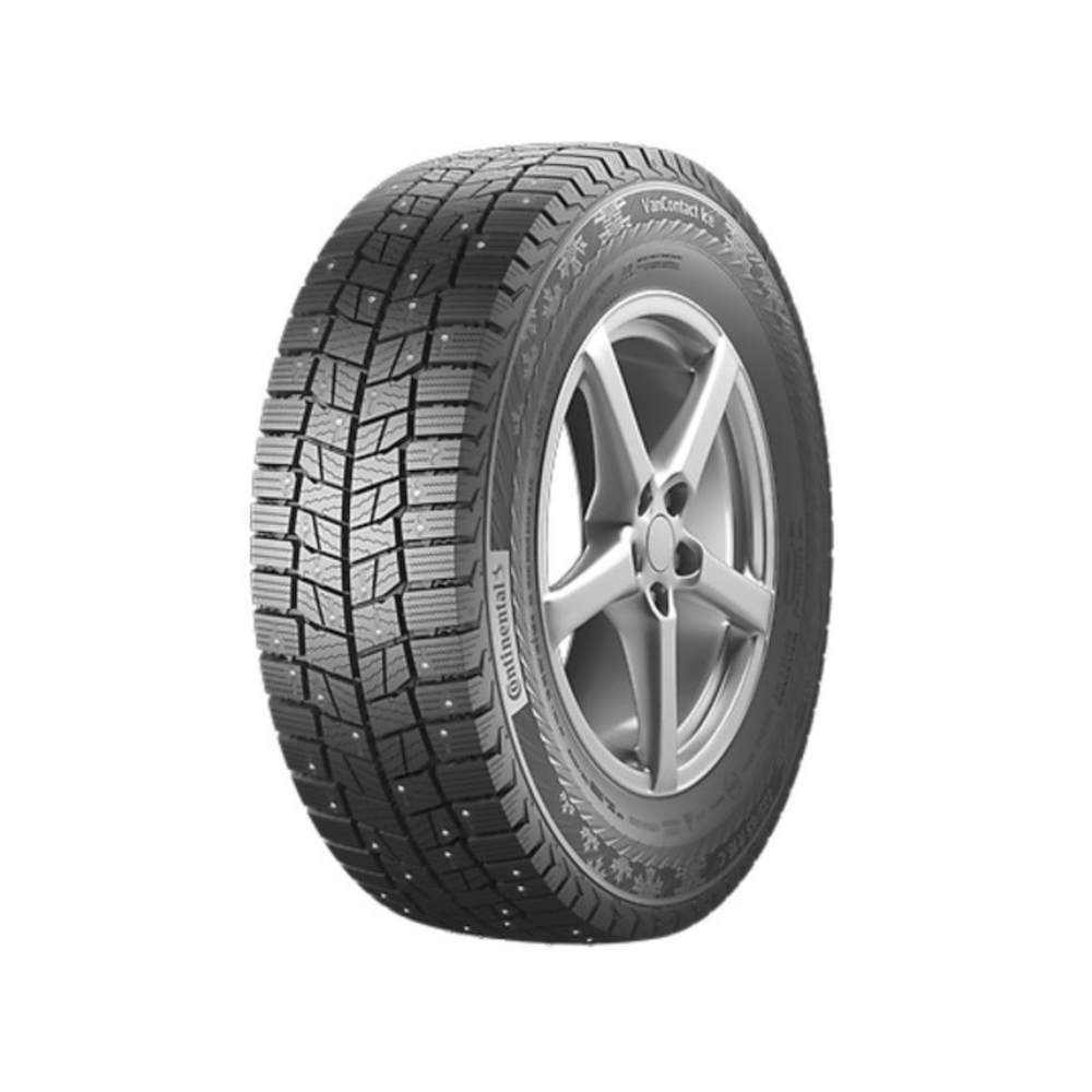 Nastarengaspaketti Tomason vanteella Continental Van Contact Ice SD 10PR 225/75 R16C 121/120N (118R)