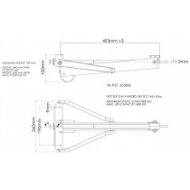 Nurkkatuki AL-KO Stabilform 505x260 mm 800 kg