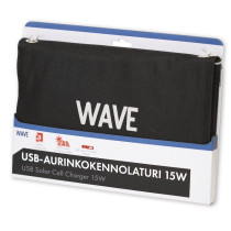 Aurinkokennolaturi Wave 15W - musta