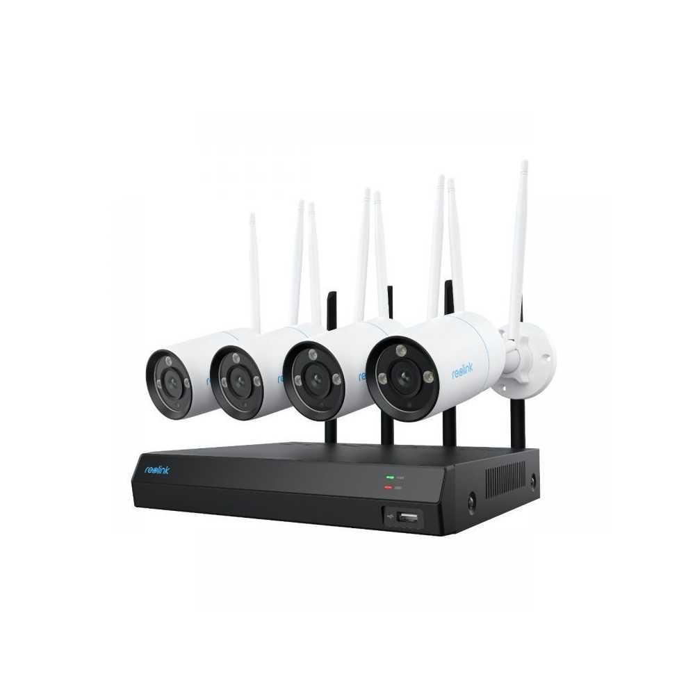 Reolink NVS12-8MB4W 4K Ultra HD WiFi -valvontakamerajärjestelmä neljällä B800W-kameralla