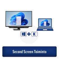 alphatronics 24" SLA24DW Full HD Smart-TV DVD soittimella, 12V
