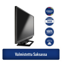 alphatronics 24" SLA-Linie+ I SLA24DW Smart LED-TV 12V - DVD soittimella