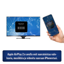alphatronics 32" SL32DW Full HD Smart-TV DVD soittimella, 12V