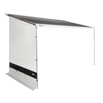 Thule View Blocker G2 -sivuseinä, 2.5 m