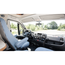 Remis REMIfront IV -tuulilasin pimennysverho Ducato (2021-) oikean puoleiseen ikkunaan