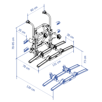 Thule Lift V16 -polkupyöräteline